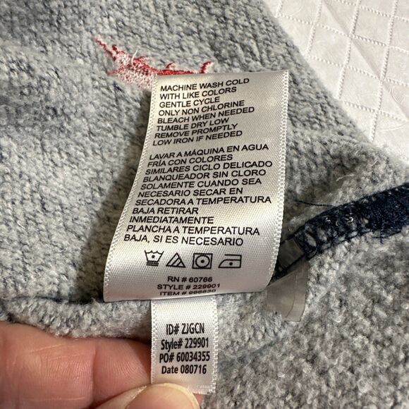 Tommy Bahama Mens Sweatshirt 2XL Blue Gray Pullover Crew Neck Lightweight Fleece - Picture 6 of 11